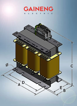 三相隔离变压器|三相干式变压器|三相降压变压器|额定容量0.5-800KVA